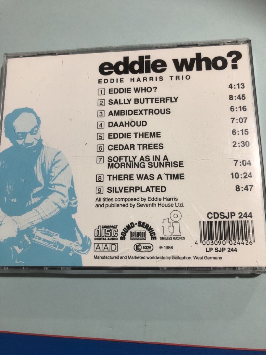 CD: Eddie Harris  – Usato da Flaach venduto da rubo7 2