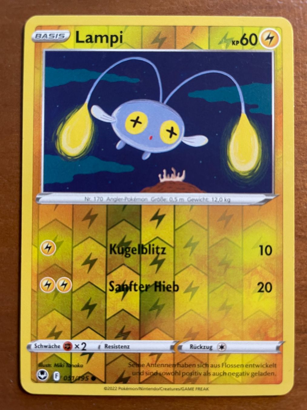 Pokémon Carte collezionabili: Pokemon Lampi Reverse (Versand gratis) – Nuovo (secondo la descrizione) da Chur venduto da Angerson