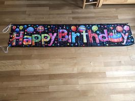 Geburtstagsbanner aus Stoff