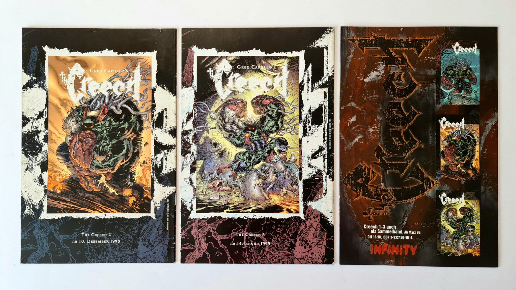 BD: The Creech Comics 1-3,Infinity, Deutsch – D'occasion à Aesch BL par pri_fp8t 1