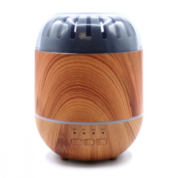 Duftöldiffusoren: Aroma Diffuser braun/schwarz mit USB, Farbwechsel, Timer – Neu und originalverpackt aus Basel von Seifehuesli