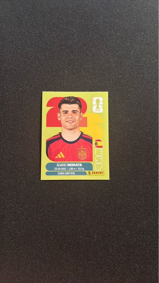 Panini Carte collezionabili: Panini - WM 2026 - Alvaro Morata - ESP 19  – Usato da Kaiseraugst venduto da Baum_12