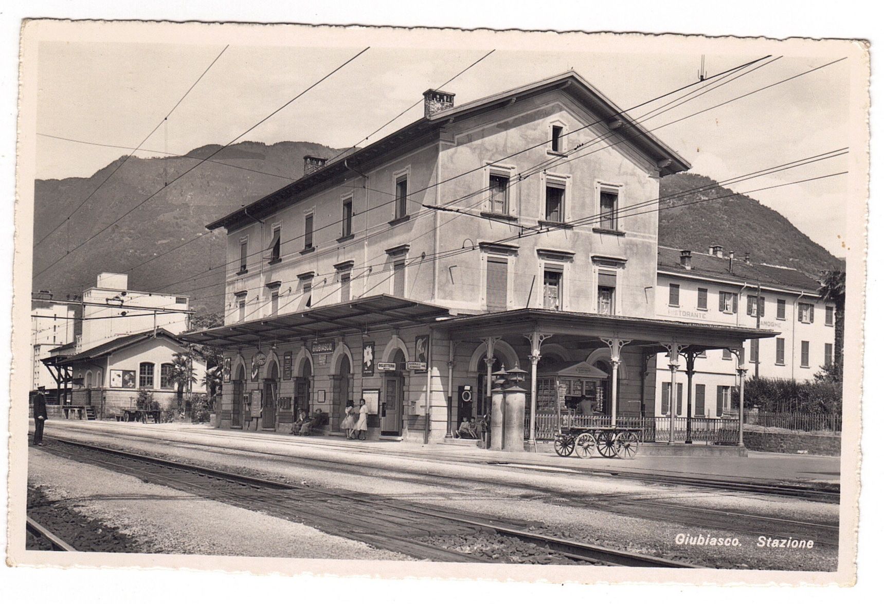 Cartoline postali: Giubiasco, Stazione – Usato da La Tour-de-Peilz venduto da amjust