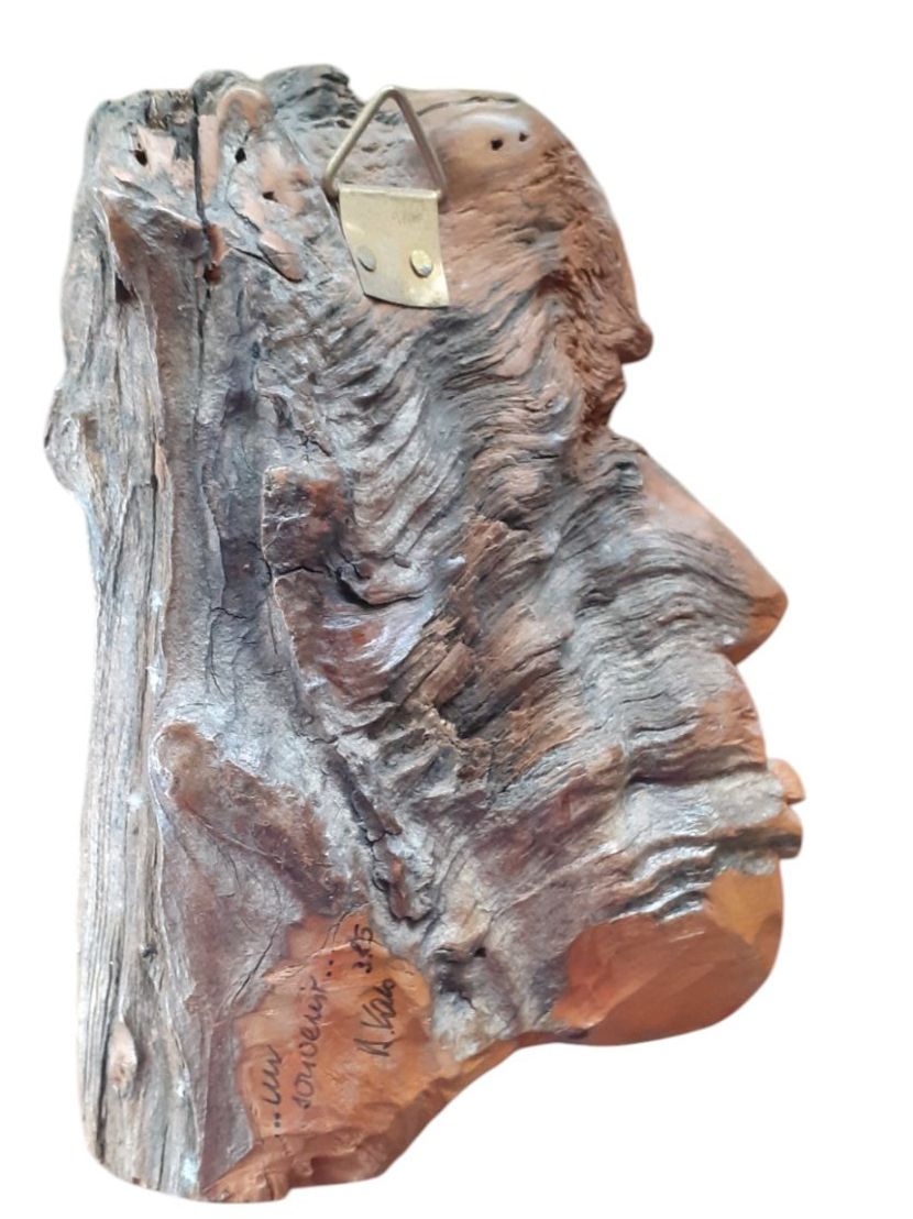 Sculture & Statue: Skulptur Kopf geschnitzt – Usato da Mörschwil venduto da antiksalon 5