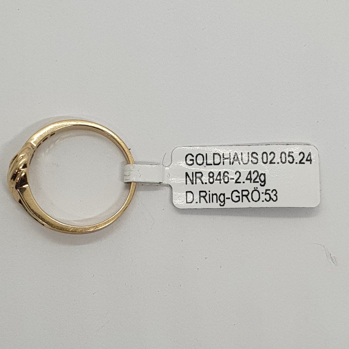 Anelli: Echt 14K Gold - Diamant Ring – Usato da Luzern venduto da Luzern-Goldhaus 2