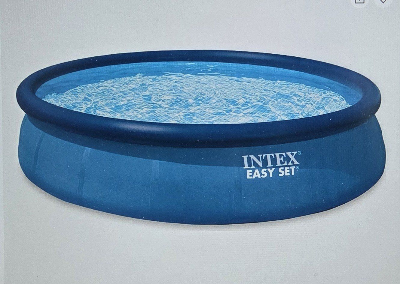 Intex Schwimmbad: INTEX Easy Set Pool 396x84 cm / aufblasbar / neu – Neu und originalverpackt aus Brugg AG von hesobrugg 1