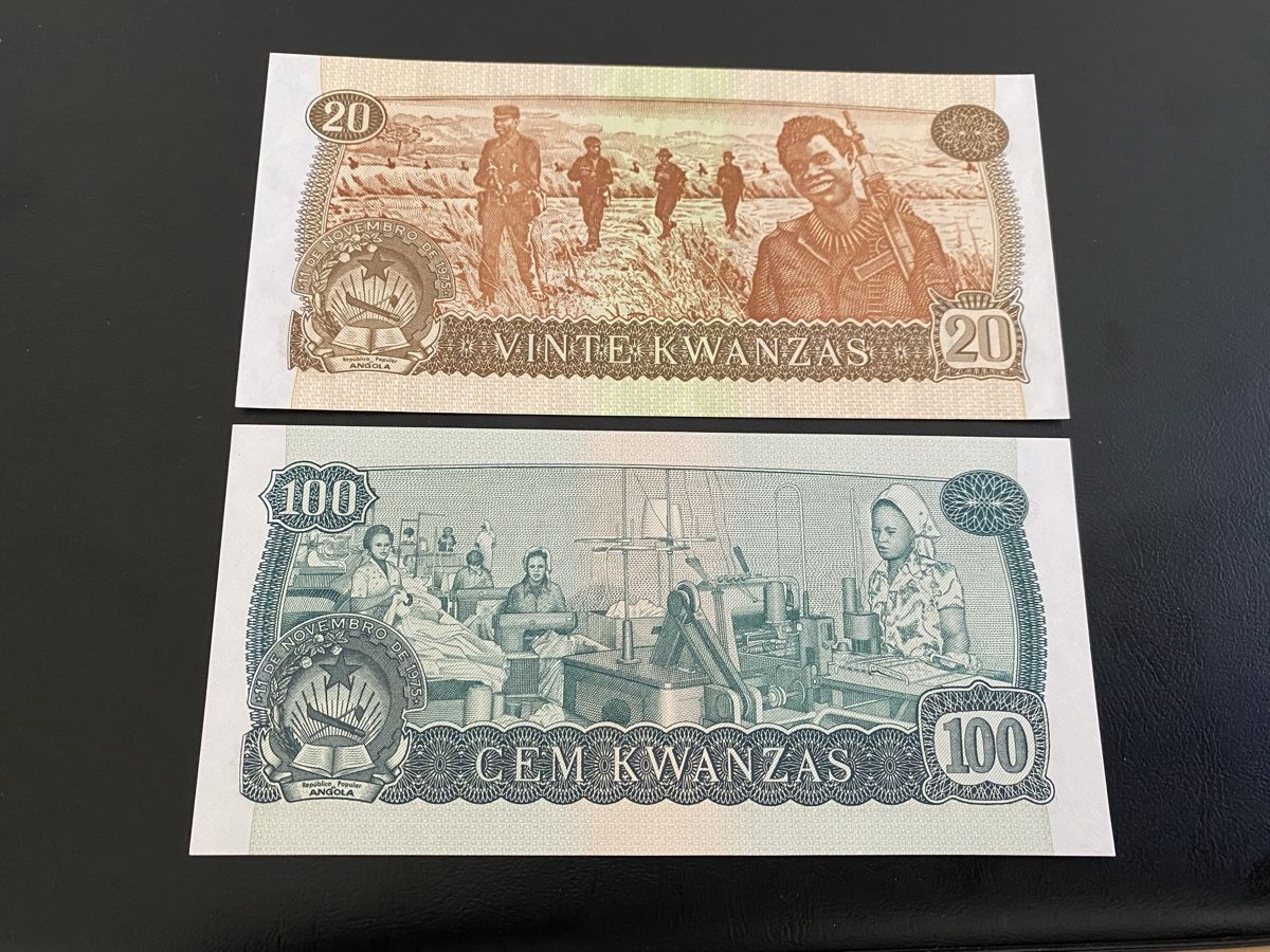 Banknoten: 2 Banknoten Bankfrisch – Neu (gemäss Beschreibung) aus Dällikon von Woldbanknoten 2