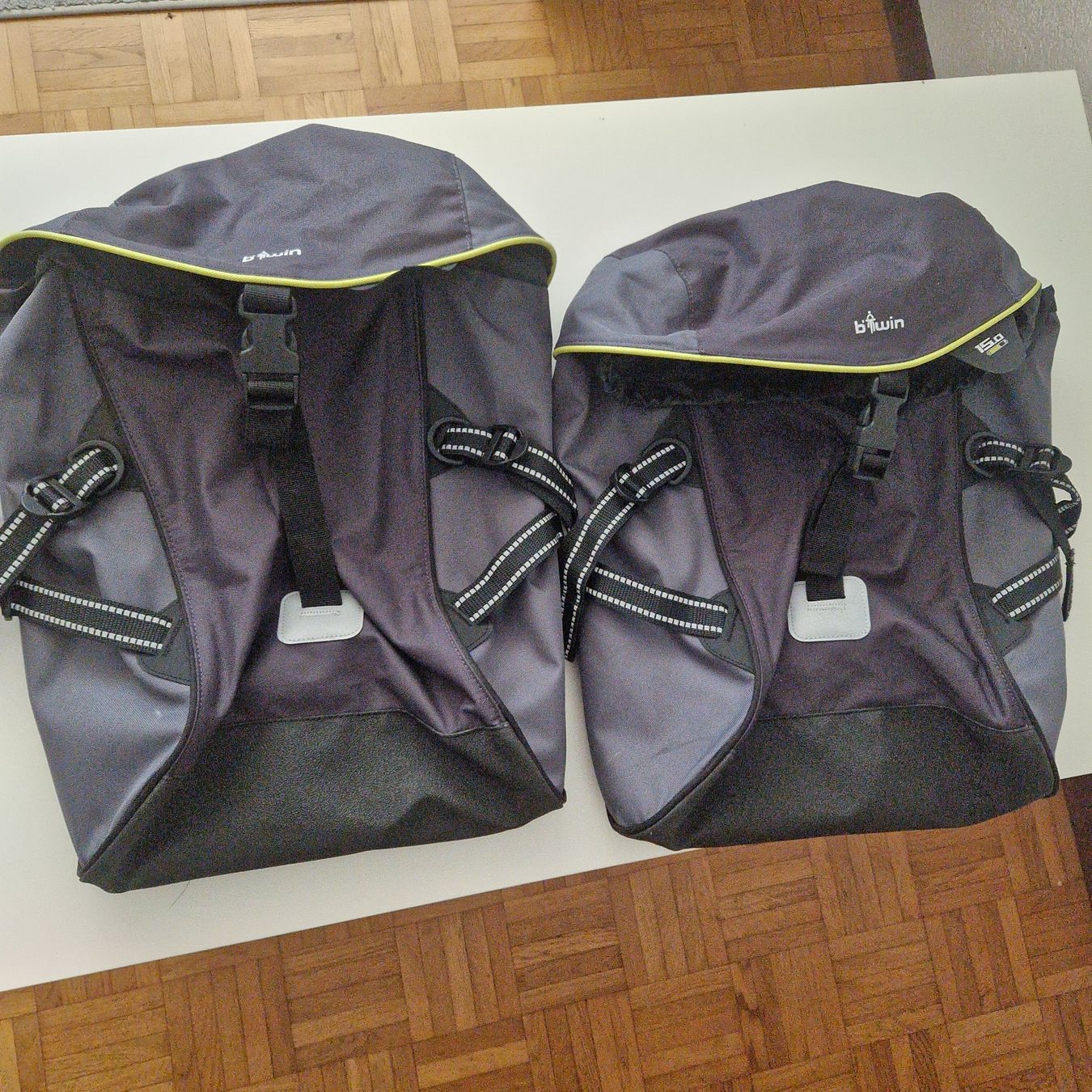 Ersatzteile: Velo Packtaschen Set B'Twin 15l, Top Zustand – Neu (gemäss Beschreibung) aus Rüschlikon von -J05u3- 3