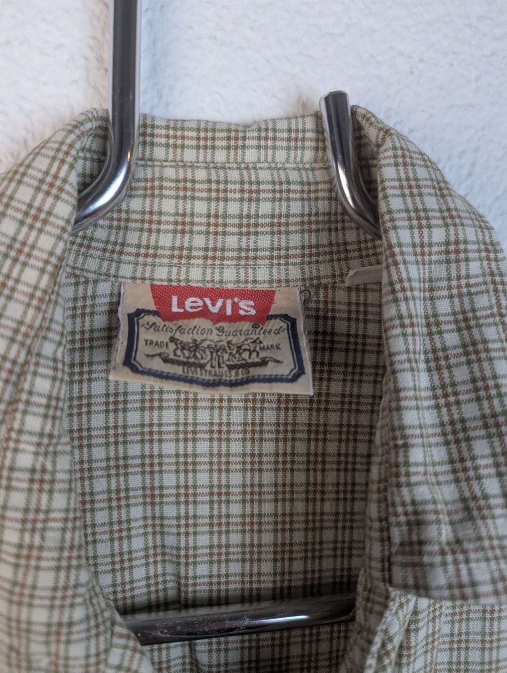 Levi's Camicie: Rare Vintage LEVI'S Checked Shirt White Tab - Size S – Usato da Erlinsbach SO venduto da Meytalien 2