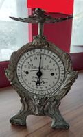 Antike deutsche Küchenwaage/Wirtschaftswaage -10 Kg, um 1900