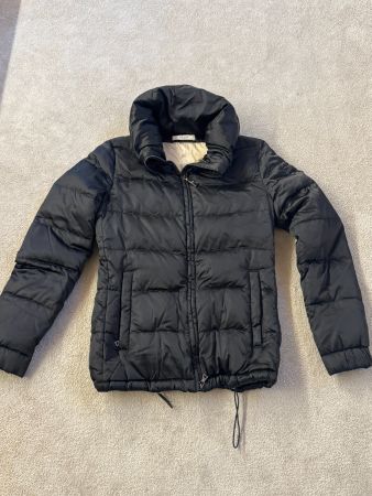 PRADA Black Down Puffer Jacket – Size 38