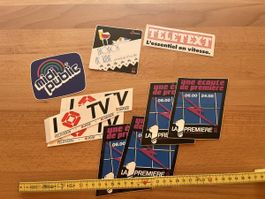 Autocollants Vintage RTS Teletext TSR RTSR