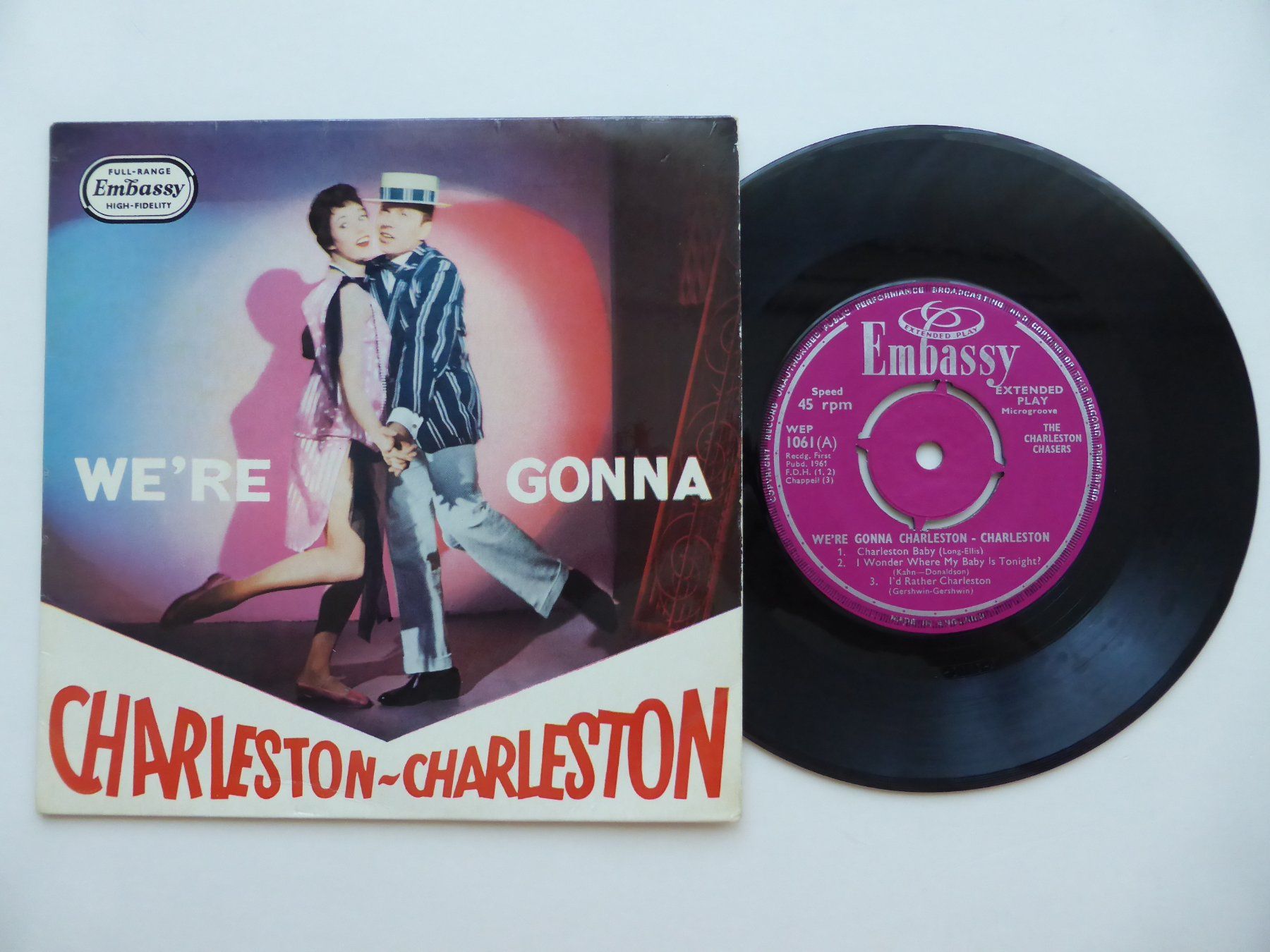 Dischi in vinile: VINYL SINGLE  EP  THE CHARLESTON CHASERS – Usato da Küssnacht am Rigi venduto da Mondkinder