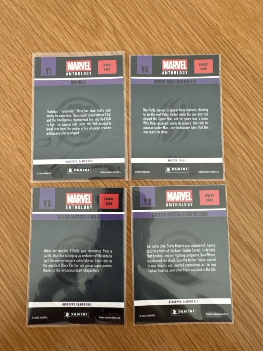 Panini Cartes à collectionner: Marvel Anthology Legacy Cards – Neuf (Voir description) à Boningen par Stef_1991 1