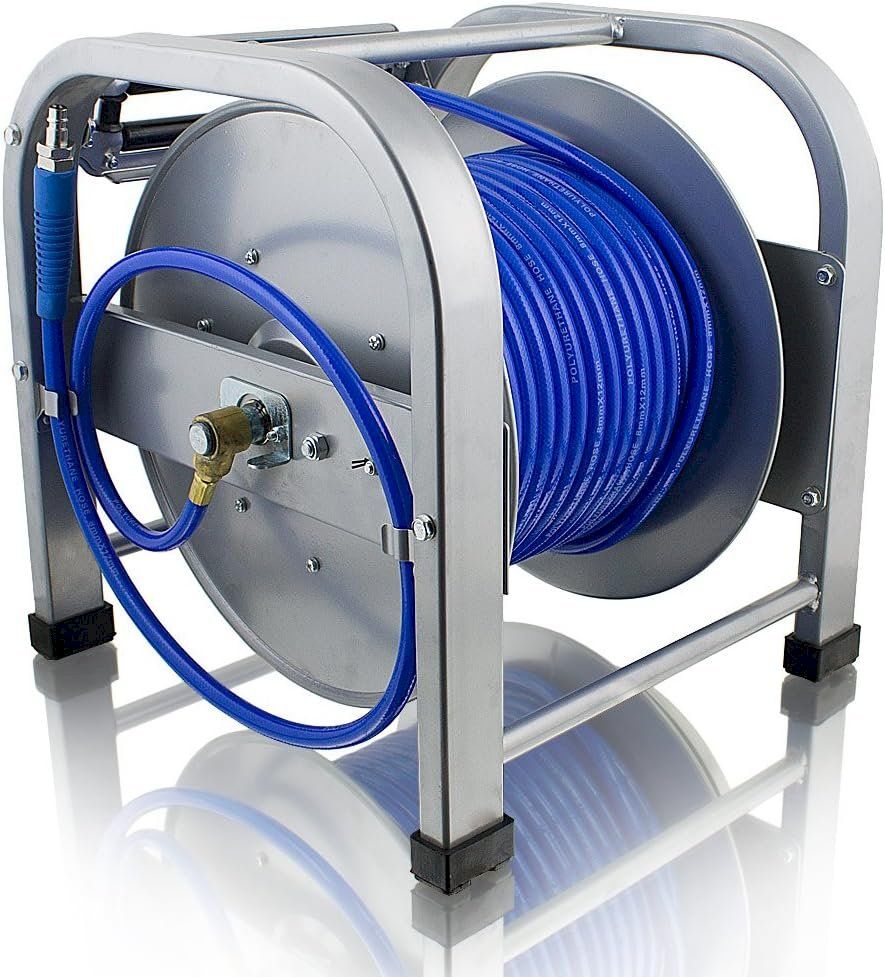 Apparecchi ad aria compressa: BITUXX 30m Druckluft Schlauchtrommel – Nuovo e nell'imballaggio originale da Bottighofen venduto da zaap 2