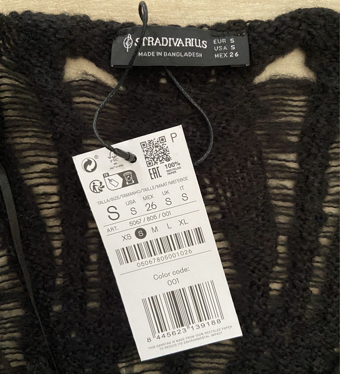 Stradivarius Giacche: Jaquette Stradivarius noir – Nuovo e nell'imballaggio originale da Moutier venduto da chicboutique 1