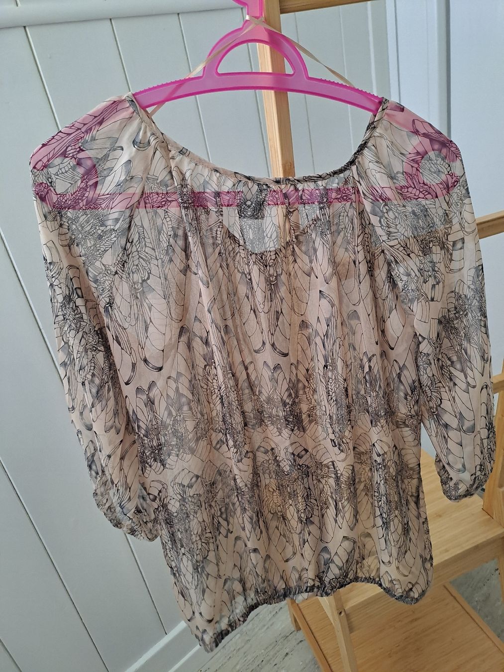 Zebra Blusen: Damen Bluse zebra Grösse S  transparent – Gebraucht aus Rickenbach LU von bishiida 3