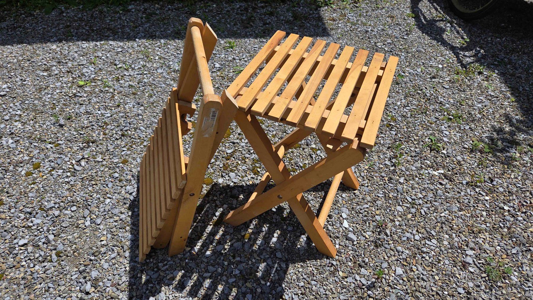 Hocker: Holz Klappstuhl – Gebraucht aus Rafz von luc_7v2v 1