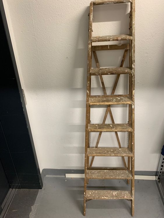 Alte Holzleiter/Bockleiter antik Kaufen auf Ricardo