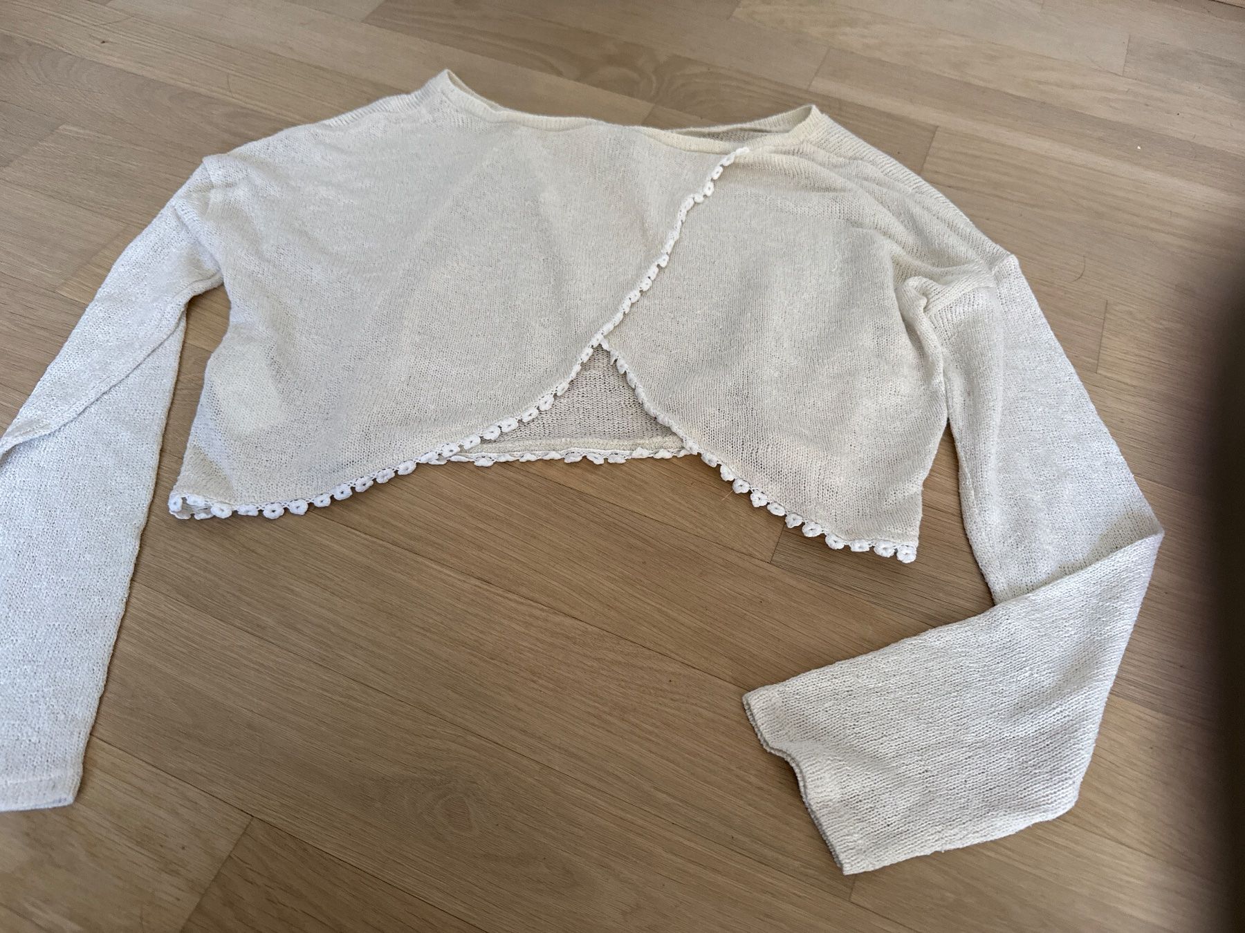 Top: Damen Feinstrick Pulli bauchfrei, Gr. S – Usato da Amriswil venduto da used2use 1