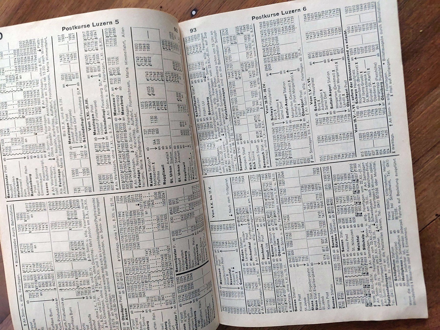 Riviste & Magazine: SBB Fahrplan 1956 bis 1957 Aargauer Tagblatt – Usato da Schönenwerd venduto da Steidi 5