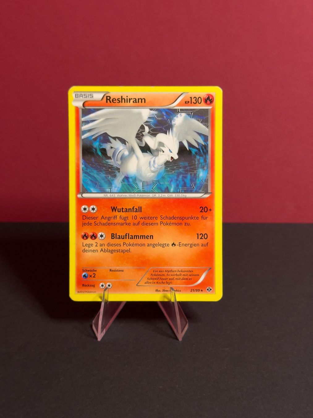 Pokémon Carte collezionabili: Reshiram #21 Pokémon – Usato da Cham venduto da JCollects