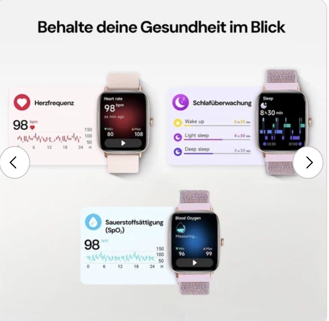 Smartwatch: Smart Watch – Neuf avec emballage d'origine à Pfyn par Nathalie71 3