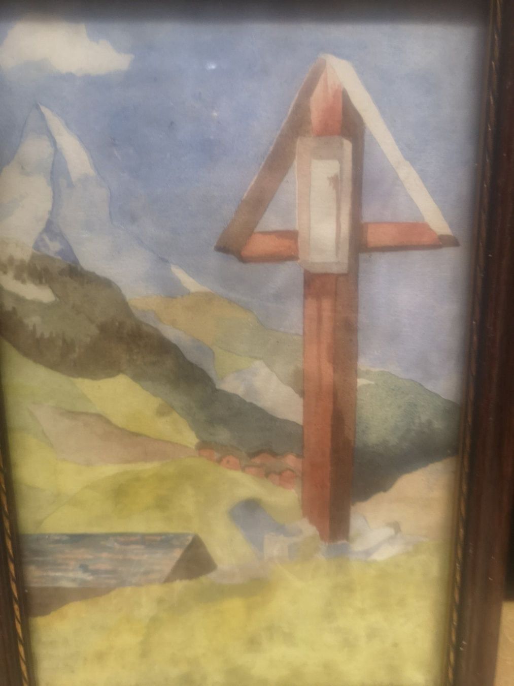 Tableaux: AQUARELLE SIGNÉE – D'occasion à Genève par Qanil77 1