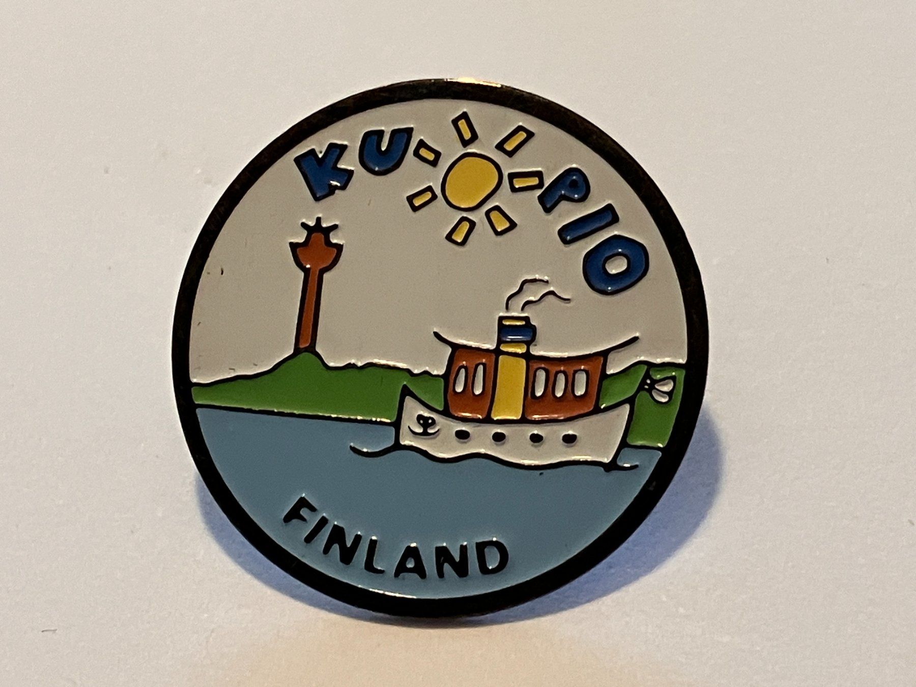 Placchette & Badge: 1 Pin Kupio Finland – Usato da Basel venduto da djwwpp