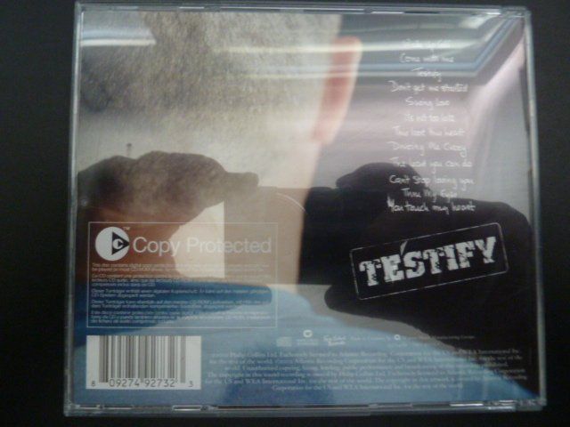CD: Phil Collins - Testify – Usato da Au ZH venduto da sikoku 2