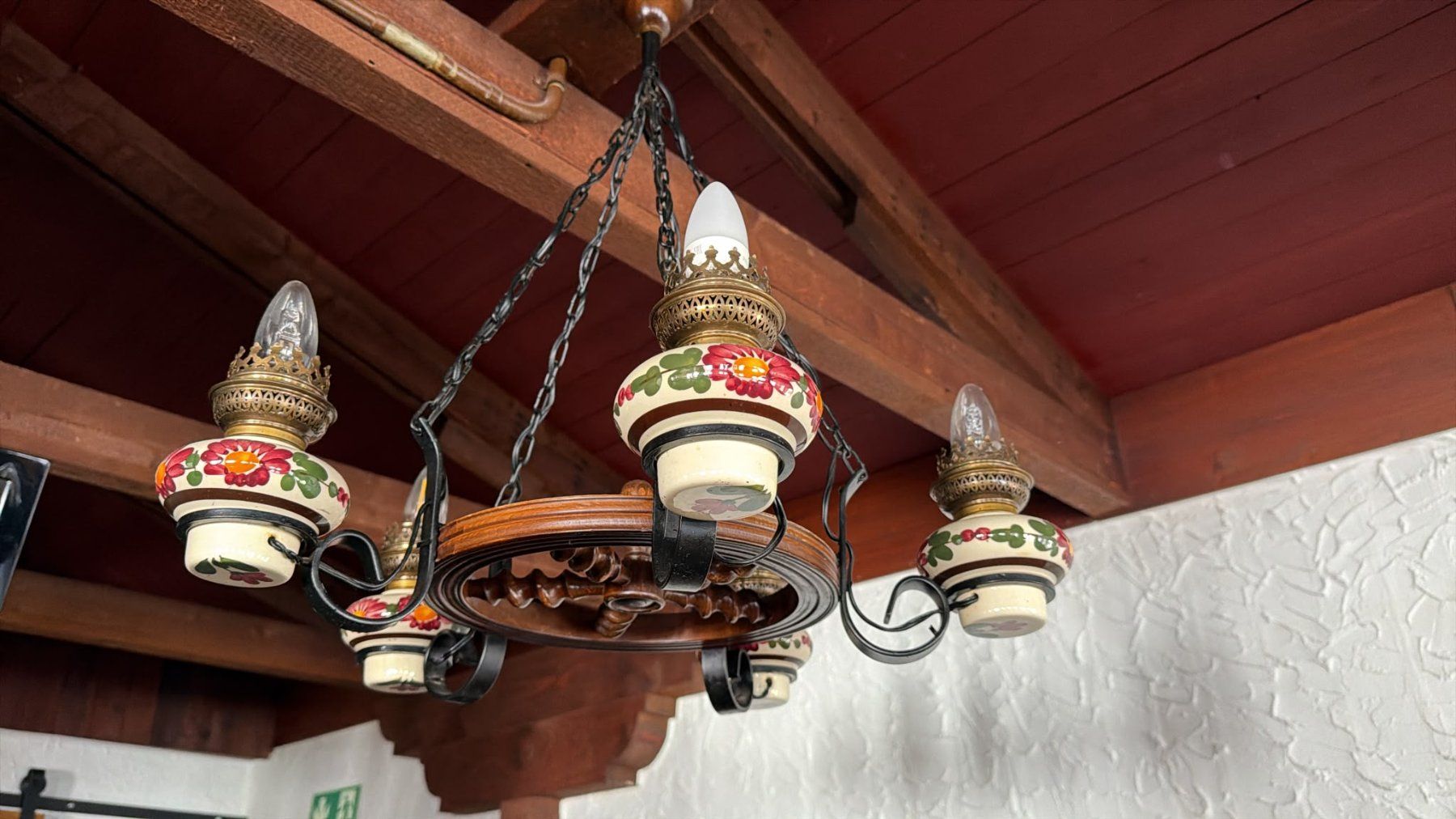 Lustres & lampes de plafonds: wunderschöner antiker Deckenleuchter – D'occasion à Flühli LU par Overland_Motors