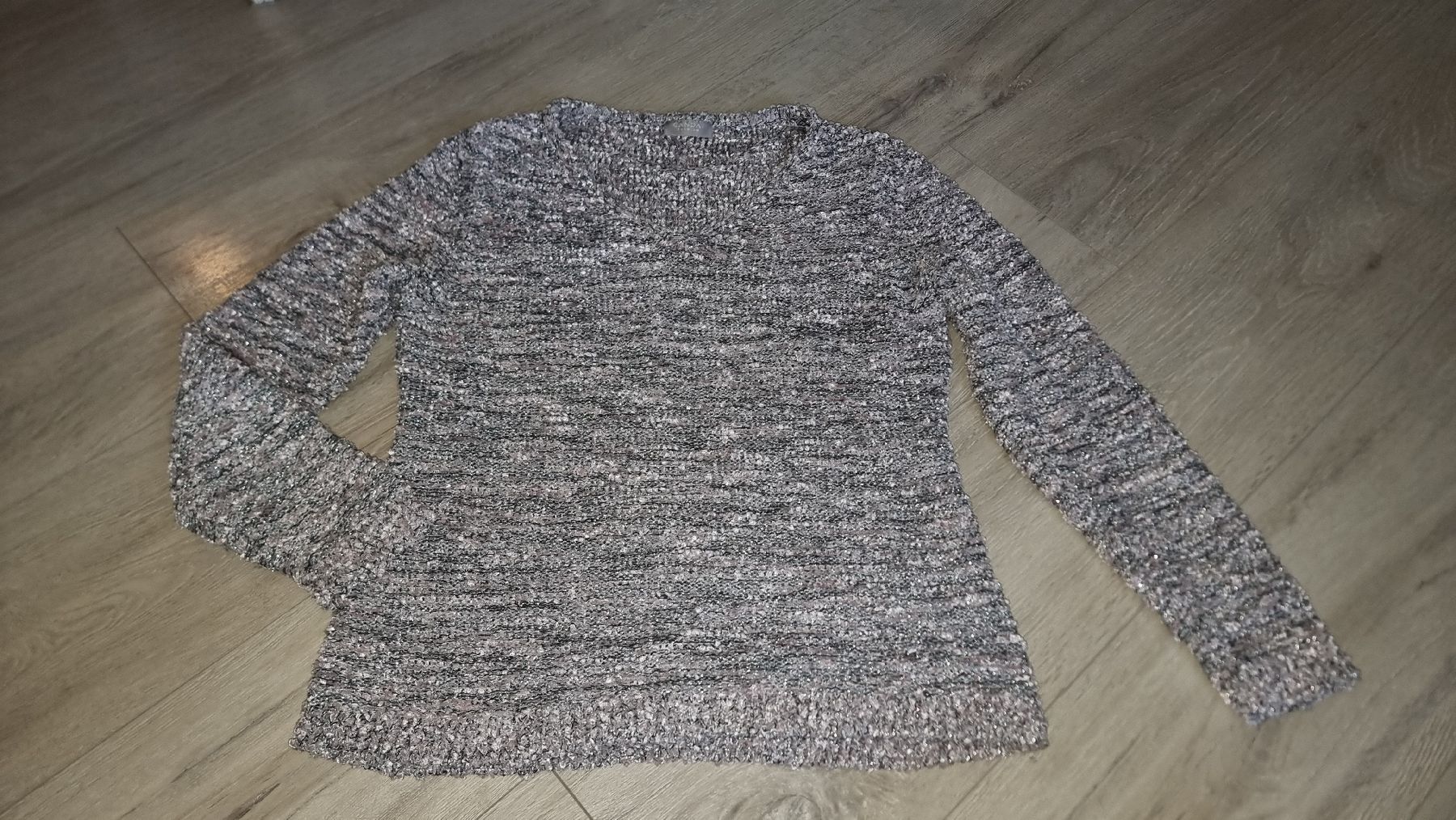 Maglioni & Felpe: Canda Premium Strickpullover Grau/roaa Silber, S neuwertig  – Nuovo (secondo la descrizione) da Wigoltingen venduto da Zuckerfee84 5