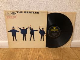 THE BEATLES - HELP LP ORIG UK 1965 MONO Y/B PARLOPHONE