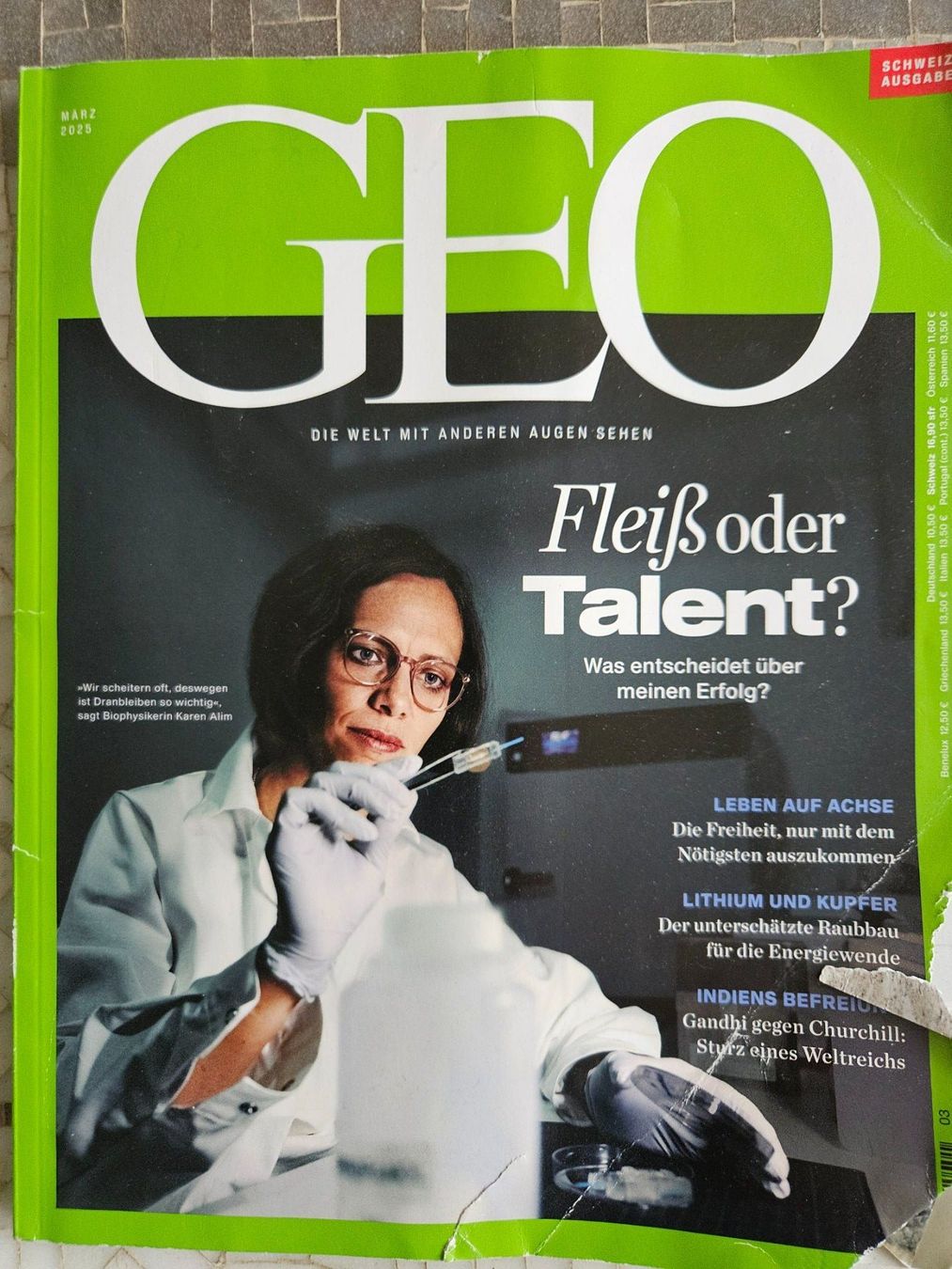 Riviste & Magazine: GEO, Fleiss oder Talent – Usato da Zürich venduto da lorenzo167