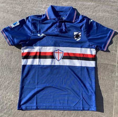 Sampdoria Home Jersey, Fabio Quagliarella 27,Serie A 2019-20