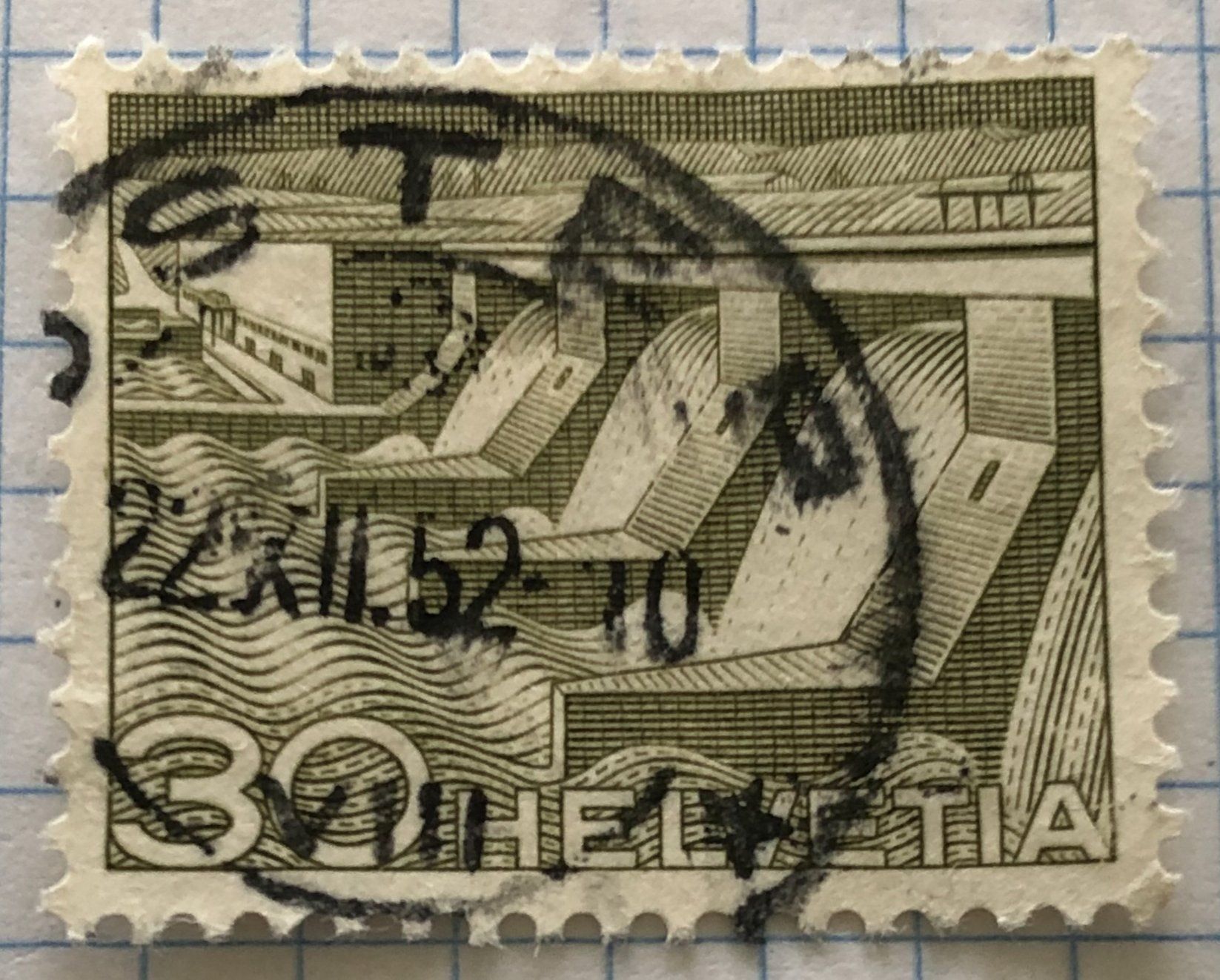 Tutti i francobolli: Nr.303 mit  Vollstempel Uster – Usato da Aarau venduto da Billa007