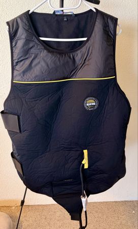 Santi Heated Vest XXL Black Winter Warmth Dive System 🎣