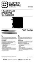 Gurten Festival 1-Tagespass Samstag 18.07.2026
