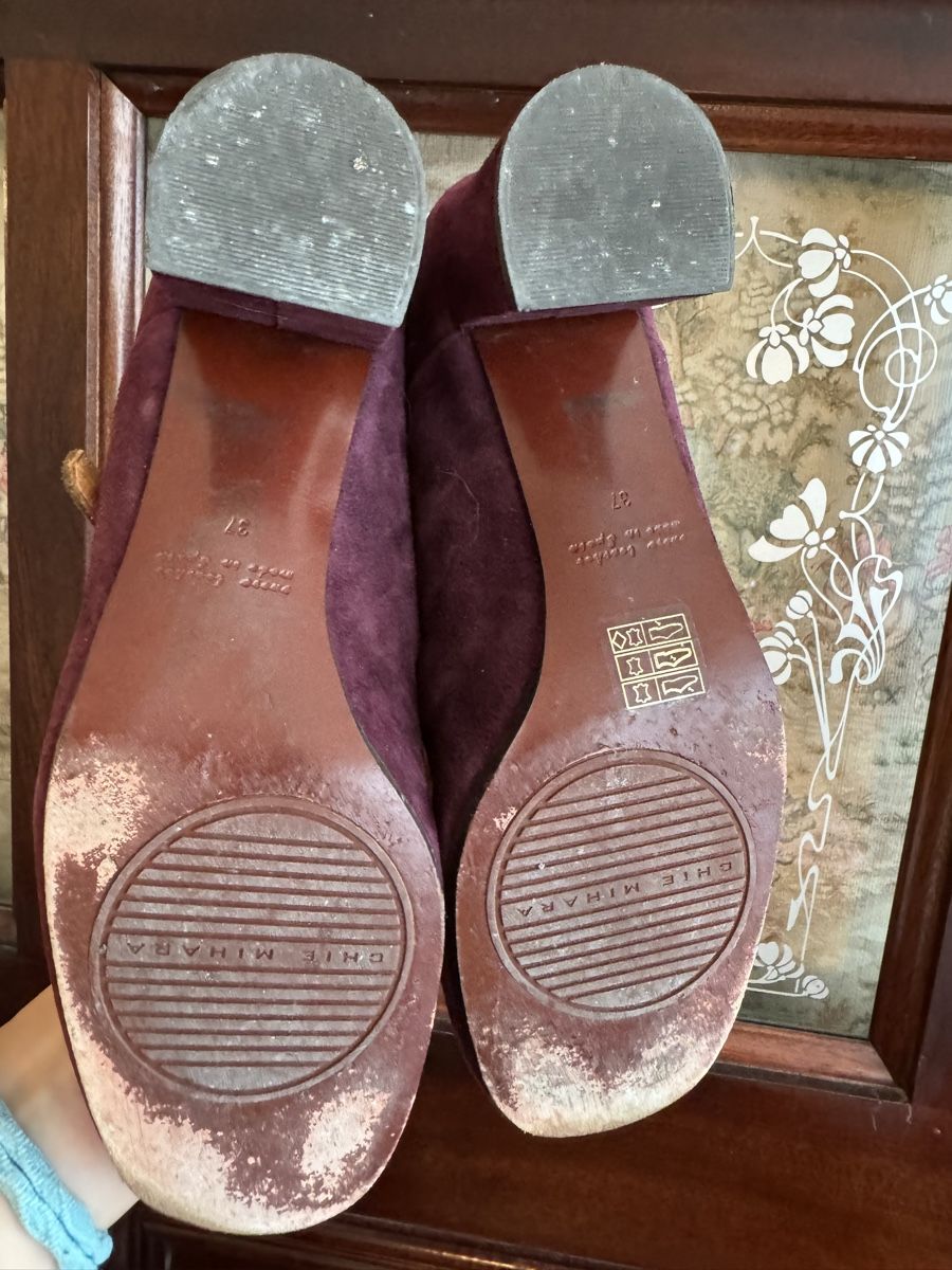 Chie Mihara Damenschuhe: Chie Mihara Pump Ballerina Leder Wildleder – Gebraucht aus Obfelden von cesarina10 5