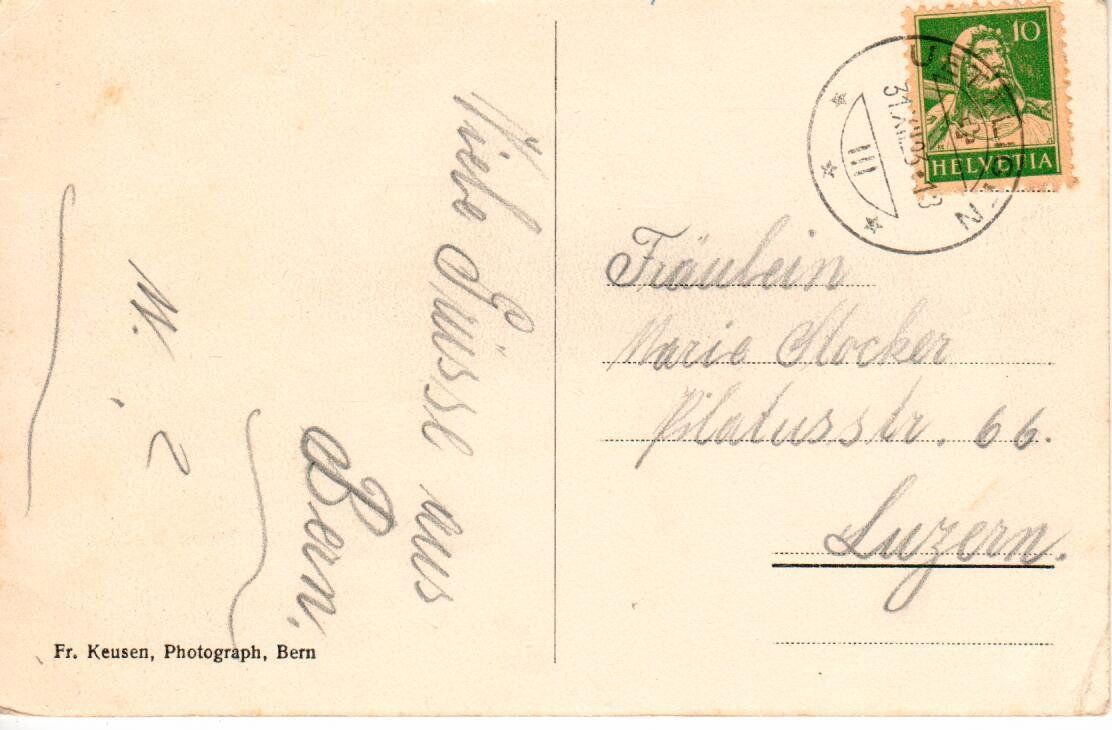 Cartoline postali: Gruss aus Wohlen  1923 – Usato da Wolhusen venduto da Curver9 1