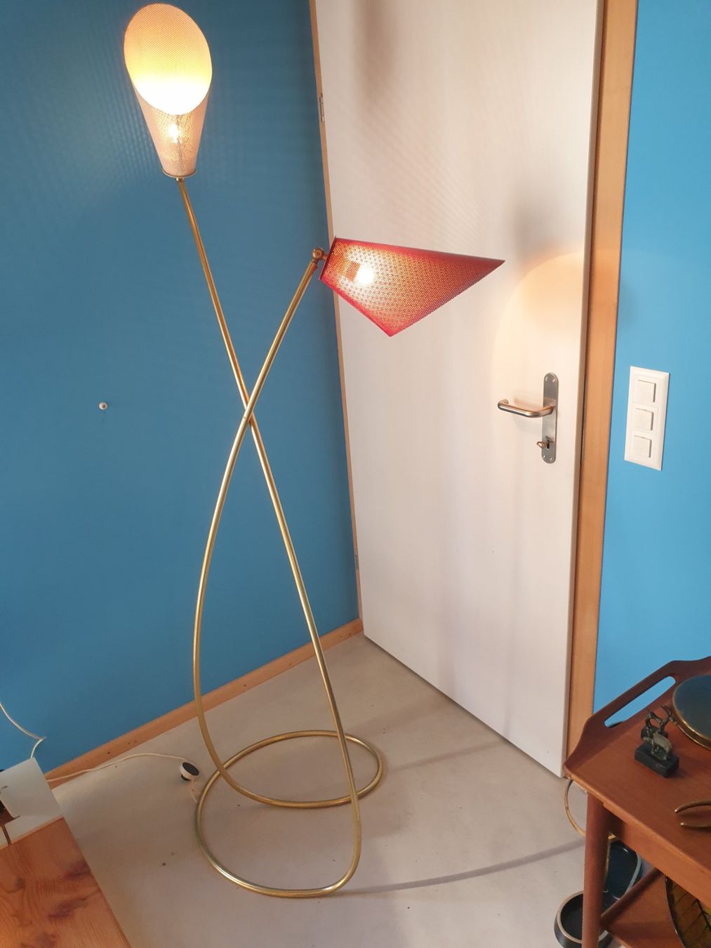 Lampade: 50's Floorlamp vom feinsten Design – Usato da rebstein venduto da spacy73