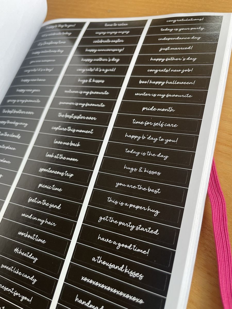 Bücher: Stickerbuch Journaling mit 50 Blatt Neu – Gebraucht aus Wattwil von Weinachtsmann 5