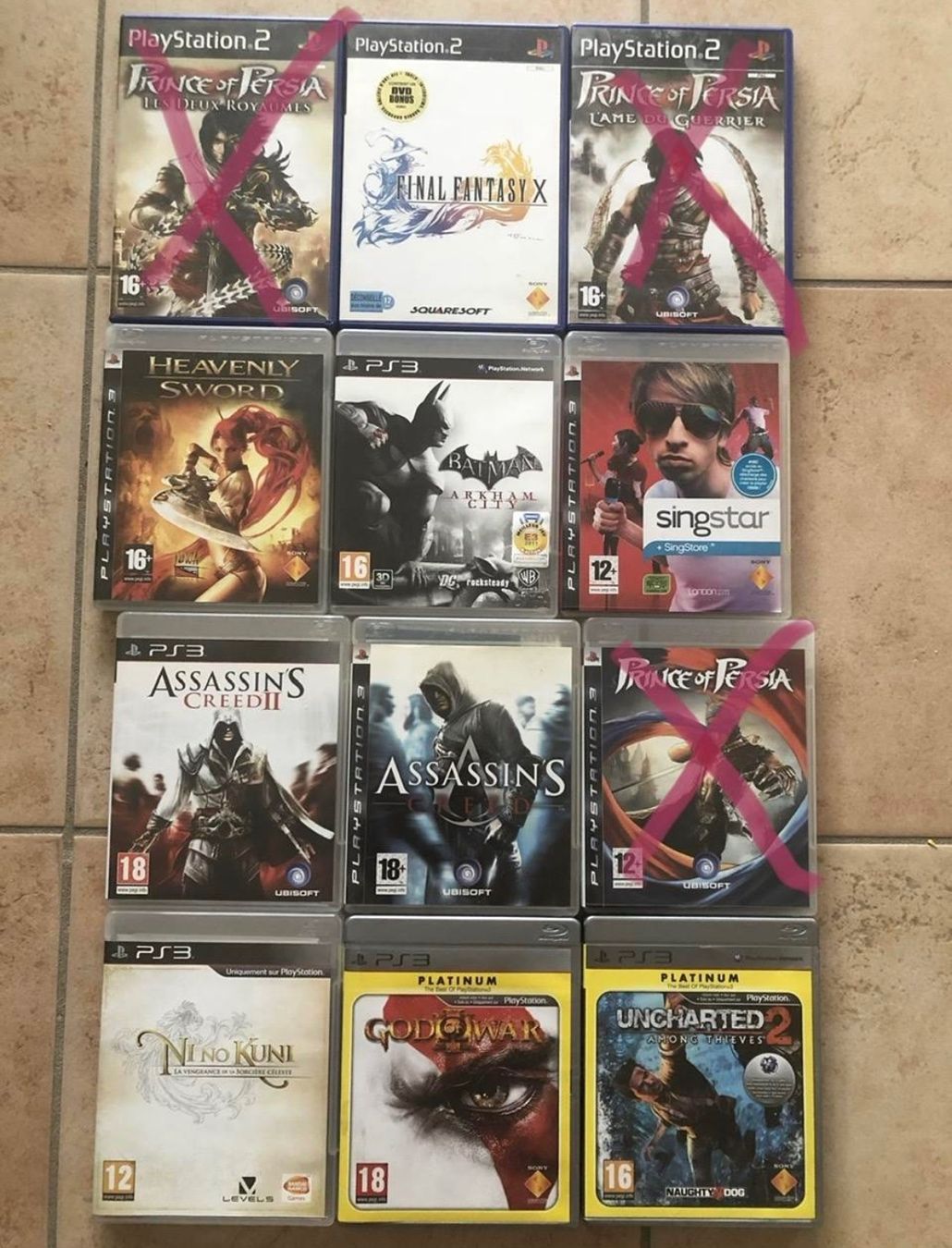 Spiele: Jeux PS2 et PS3 et PSP – Neu (gemäss Beschreibung) aus fully von jinsei