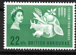 Brit. Honduras 1963: Kampf gegen den Hunger