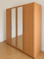 Holz-Kleiderschrank – mit 2 Spiegeln – Sehr guter Zustand