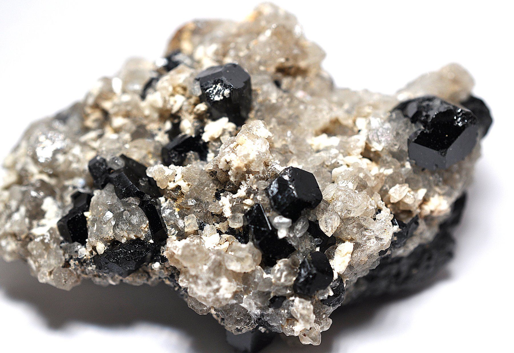 Mineralien & Heilsteine: Turmalin auf Bergkristall aus Namibia – Neu (gemäss Beschreibung) aus Grabs von Fadenquarz 4