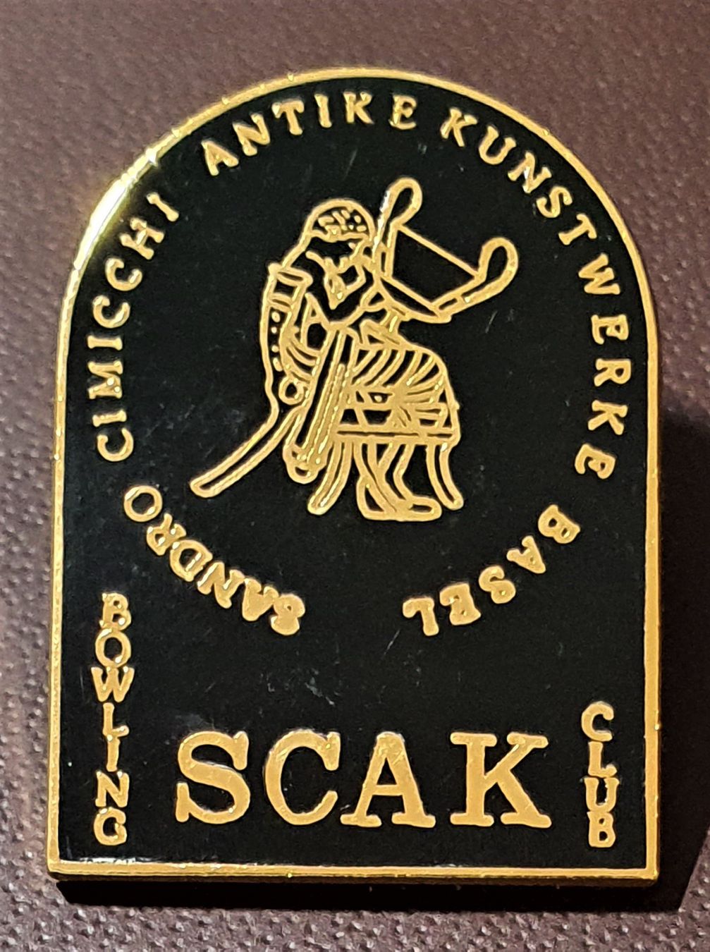 Placchette & Badge: Q087 - Pin Bowling Club SCAK Basel – Usato da Reinach BL venduto da Boston-Verkauf
