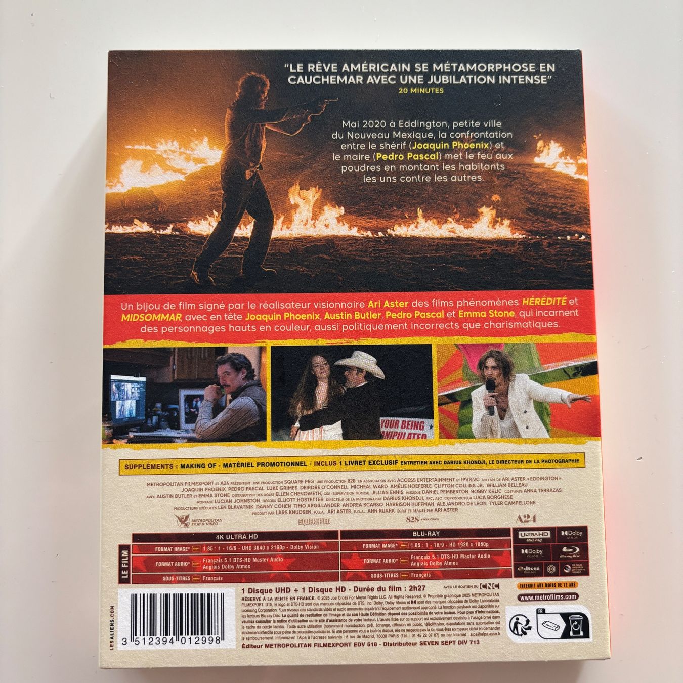 Alle DVDs: Eddington 4K Bluray + Bluray – Gebraucht aus Lausanne von umbro1893 1