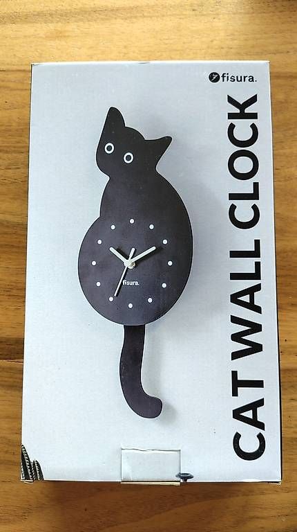 Orologi da terra & Orologi da parete: Cat Wall Clock – Nuovo e nell'imballaggio originale da Solothurn venduto da Claudiaf11