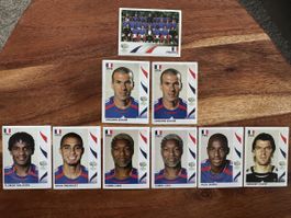 Panini WM 2006 Frankreich Zidane Trezeguet Malouda